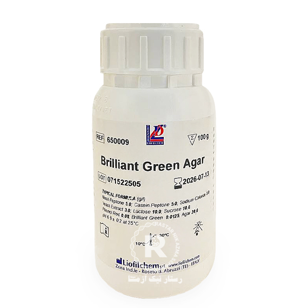 محیط کشت پودری Briliant green agar  لیوفیلکم