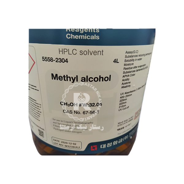 متانول 4litr HPLC داي جونگ