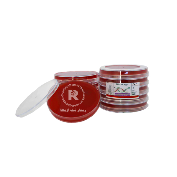 محيط كشت آماده Blood Agar -8cm